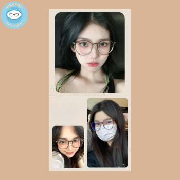 Gọng nhựa càng kính titanium mã 01247